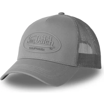 Czapki zakrzywiona szary snapback LOG16 Von Dutch