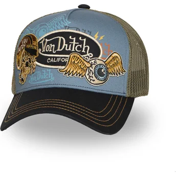 Czapka trucker wielokolorowa PATCHES10 Von Dutch