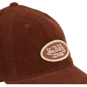czapka-z-zakrzywionym-daszkiem-brazowa-regulowana-log06-od-von-dutch