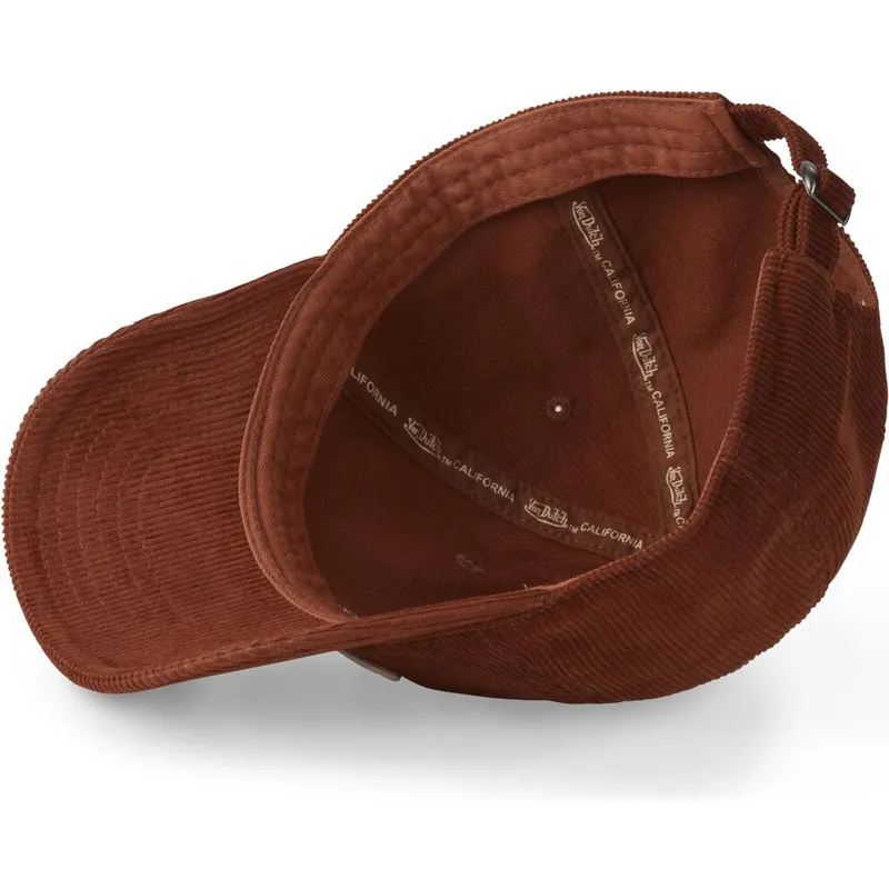 czapka-z-daszkiem-brazowa-regulowana-log06-von-dutch