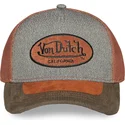 czapka-trucker-szara-i-brazowa-shield01-von-dutch