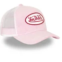 rozowo-biala-czapka-trucker-kylie-p-od-von-dutch