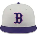 bezowa-i-fioletowa-dopasowana-czapka-z-daszkiem-59fifty-clr-dvlp-boston-red-sox-mlb-new-era