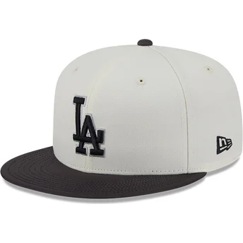 Czapka z daszkiem beżowo-czarna 59FIFTY CLR DVLP Los Angeles Dodgers MLB od New Era