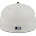 bezowo-czarna-dopasowana-czapka-z-daszkiem-59fifty-clr-dvlp-los-angeles-dodgers-mlb-new-era