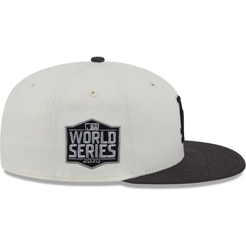 bezowo-czarna-dopasowana-czapka-z-daszkiem-59fifty-clr-dvlp-los-angeles-dodgers-mlb-od-new-era