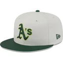 czapka-plaska-bezowo-zielona-dopasowana-59fifty-clr-dvlp-oakland-athletics-mlb-new-era