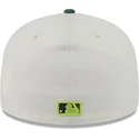 czapka-plaska-bezowo-zielona-dopasowana-59fifty-clr-dvlp-oakland-athletics-mlb-new-era