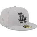 szara-dopasowana-czapka-z-daszkiem-59fifty-cracked-los-angeles-dodgers-mlb-new-era