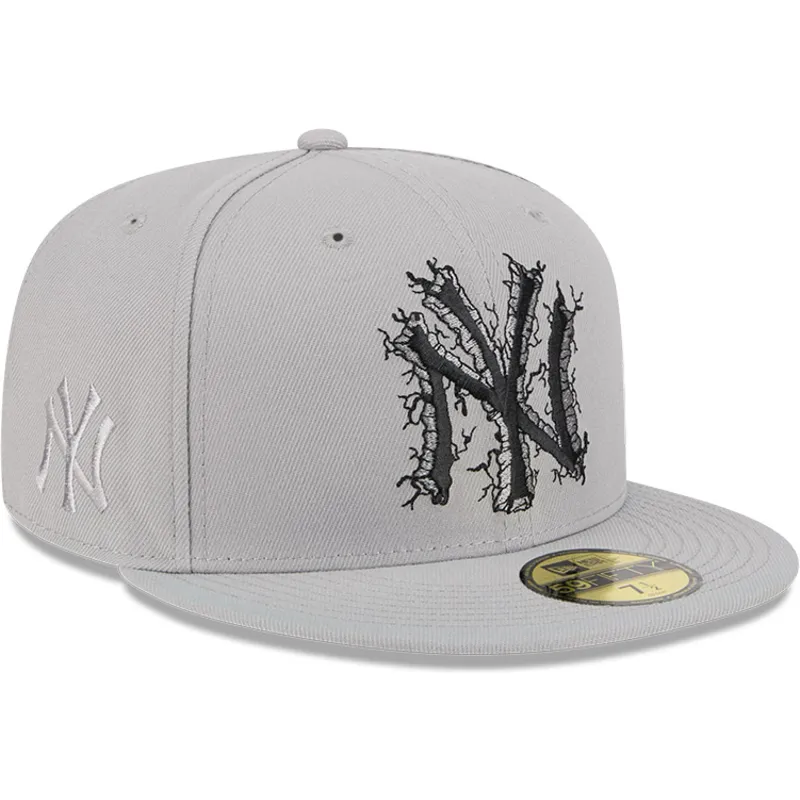 szara-dopasowana-czapka-z-daszkiem-59fifty-cracked-new-york-yankees-mlb-new-era