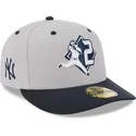 czapki-curva-szary-dopasowany-59fifty-player-derek-jeter-new-york-yankees-mlb-new-era