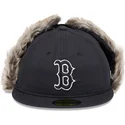 czarna-plaska-czapka-z-daszkiem-59fifty-winter-dog-ear-boston-red-sox-mlb-od-new-era