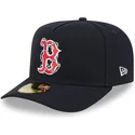granatowa-zakrzywiona-czapka-dopasowana-59fifty-a-frame-wired-boston-red-sox-mlb-new-era