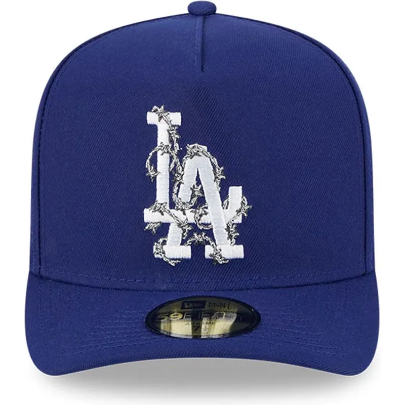 niebieska-dopasowana-czapka-z-zakrzywionym-daszkiem-59fifty-a-frame-wired-los-angeles-dodgers-mlb-new-era