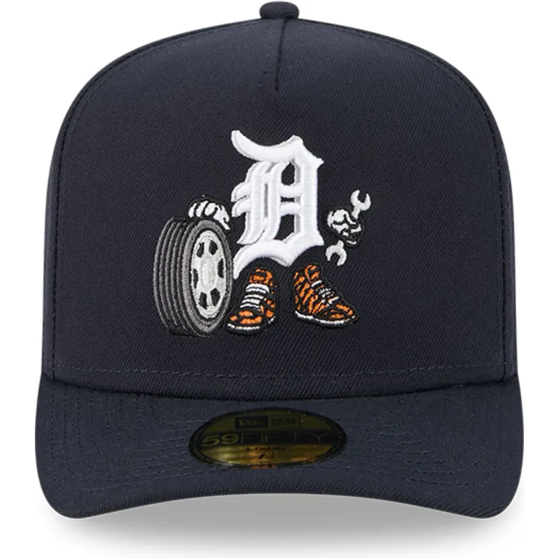 granatowa-zakrzywiona-czapka-dopasowana-59fifty-a-frame-cartoon-detroit-tigers-mlb-new-era