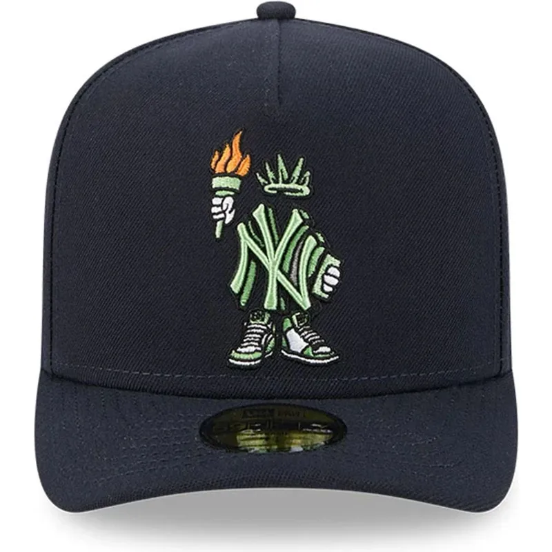 granatowa-zakrzywiona-czapka-dopasowana-59fifty-a-frame-cartoon-new-york-yankees-mlb-new-era