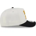 bezowo-czarna-czapka-z-daszkiem-snapback-9fifty-a-frame-chainstitch-boston-bruins-nhl-od-new-era
