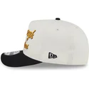 bezowo-czarna-zakrzywiona-czapka-snapback-9fifty-a-frame-chainstitch-pittsburgh-penguins-nhl-new-era