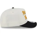 bezowo-czarna-zakrzywiona-czapka-snapback-9fifty-a-frame-chainstitch-pittsburgh-penguins-nhl-new-era