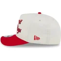 bezowo-czerwona-czapka-z-daszkiem-snapback-9fifty-a-frame-chainstitch-detroit-red-wings-nhl-od-new-era