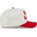 bezowo-czerwona-czapka-z-daszkiem-snapback-9fifty-a-frame-chainstitch-detroit-red-wings-nhl-od-new-era