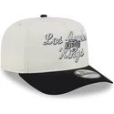 czapka-z-zakrzywionym-daszkiem-bezowo-czarna-snapback-9fifty-a-frame-chainstitch-los-angeles-kings-nhl-new-era