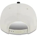 bezowo-czarna-czapka-z-daszkiem-snapback-9fifty-a-frame-chainstitch-san-jose-sharks-nhl-od-new-era