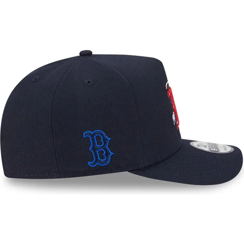 granatowa-czapka-z-zakrzywionym-daszkiem-snapback-9fifty-a-frame-cartoon-boston-red-sox-mlb-new-era