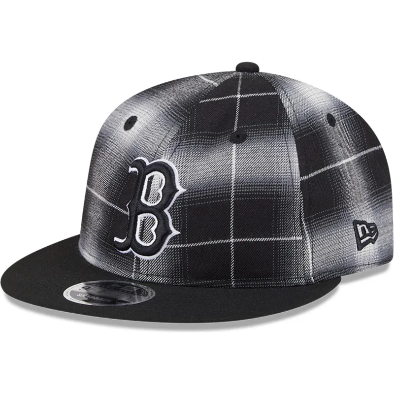 czarna-plaska-czapka-snapback-9fifty-retro-crown-plaid-boston-red-sox-mlb-new-era