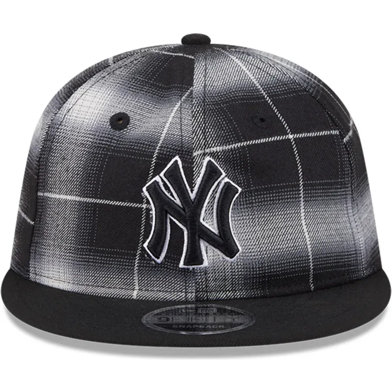 czarna-plaska-czapka-snapback-9fifty-retro-crown-plaid-new-york-yankees-mlb-new-era