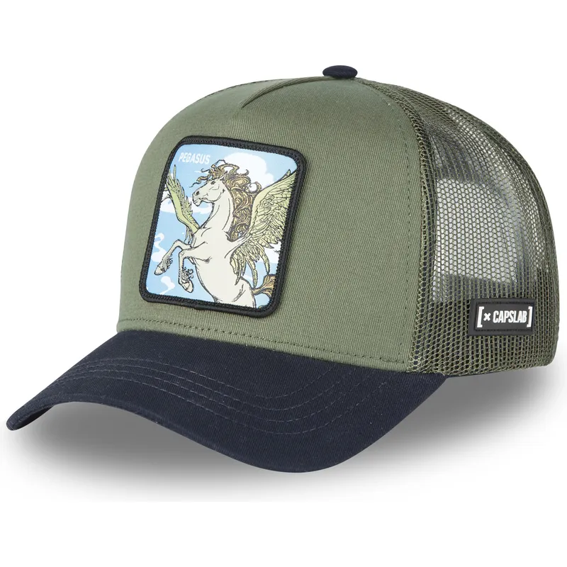 czapki-curva-zielony-snapback-pegasus-bestie-capslab