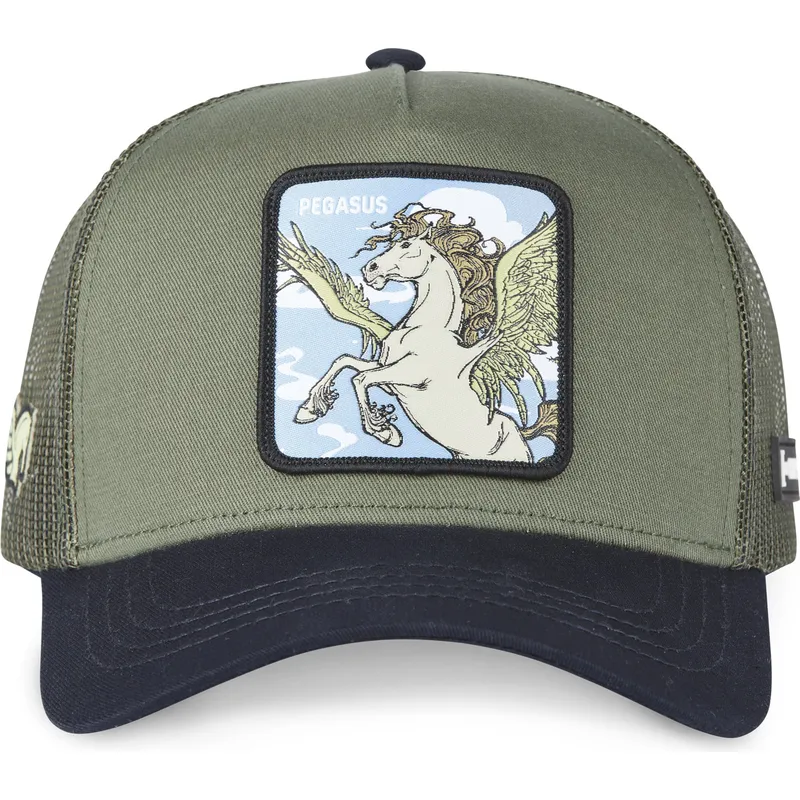 czapki-curva-zielony-snapback-pegasus-bestie-capslab