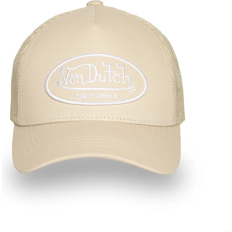 czapka-trucker-bezowa-regulowana-lof-b35-von-dutch
