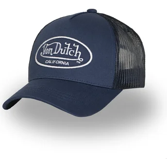 Regulowana granatowa czapka trucker LOF B37 od Von Dutch