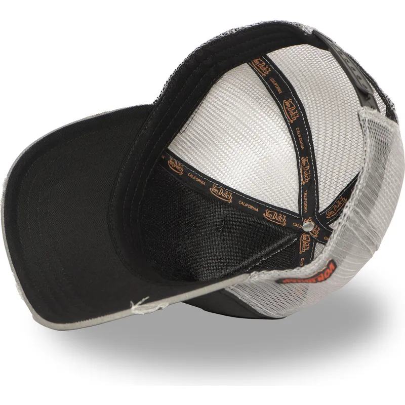 czapka-trucker-szara-crew27-von-dutch