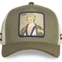 czapka-trucker-zielona-i-bezowa-roronoa-zoro-op6-zor-one-piece-od-capslab