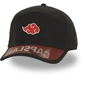 Czarna regulowana czapka z daszkiem Akatsuki NS5 AKA Naruto od Capslab