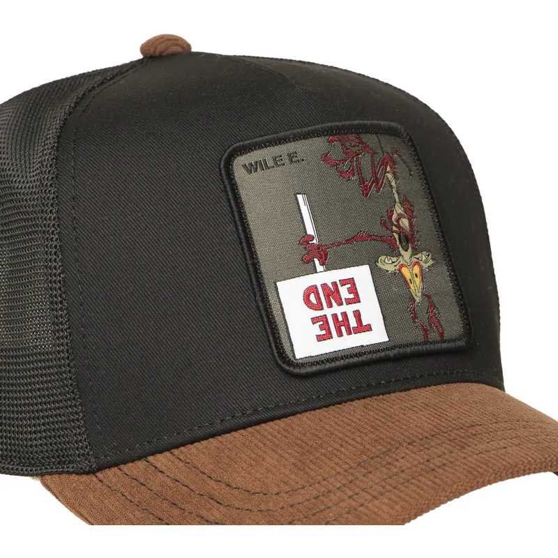 czapka-trucker-czarna-i-brazowa-coyote-loo12-wi2-looney-tunes-od-capslab