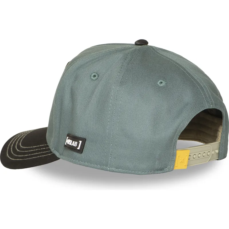 zielono-czarna-zakrzywiona-czapka-snapback-kaczor-daffy-loo12-daf2-looney-tunes-od-capslab