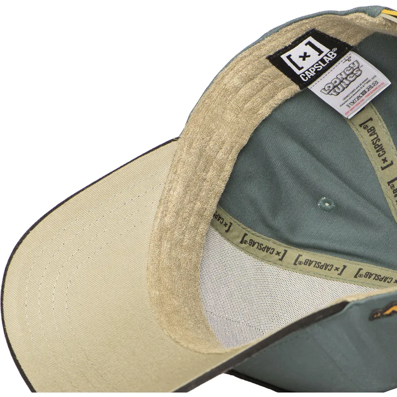 zielono-czarna-zakrzywiona-czapka-snapback-kaczor-daffy-loo12-daf2-looney-tunes-od-capslab