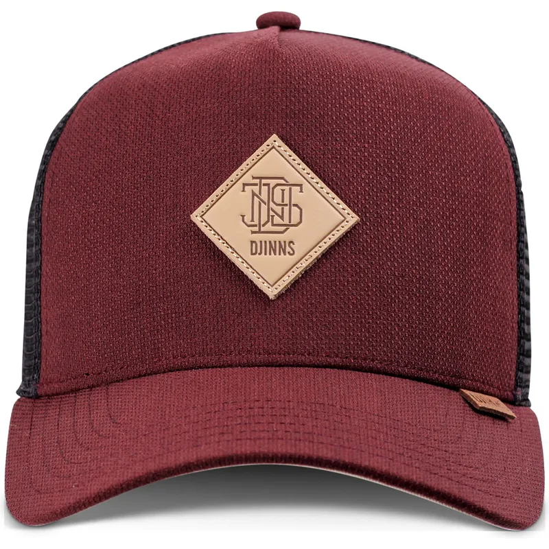 czapka-trucker-czerwono-czarna-plainlace-hft-od-djinns