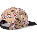 czapka-z-plaskim-daszkiem-bezowo-czarna-snapback-dla-chlopca-lucky-cat-linen-od-djinns