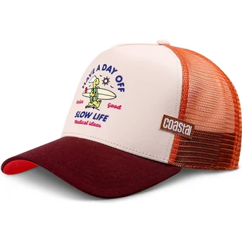 Brązowa czapka trucker Day Off HFT od Coastal