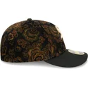 czarna-dopasowana-czapka-z-zakrzywionym-daszkiem-59fifty-low-profile-floral-cord-three-looms-printed-corduroy-chicago-white-sox-