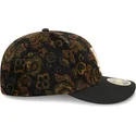 czarna-zakrzywiona-czapka-59fifty-low-profile-floral-cord-three-looms-printed-corduroy-los-angeles-dodgers-mlb-od-new-era