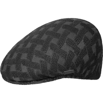 Boina czarna Cross Weave 504 Black od Kangol