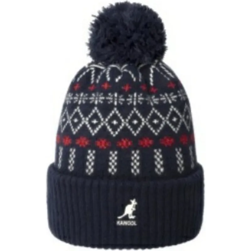 granatowa-czapka-z-pomponem-holiday-dk-blue-marki-kangol