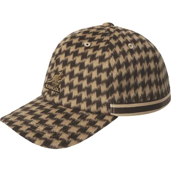 Brązowa regulowana czapka z daszkiem Block Zig Baseball Brown od Kangol