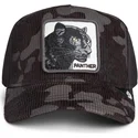 czarna-czapka-trucker-z-pantera-panther-corduroy-camo-the-farm-od-goorin-bros