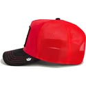 czapka-trucker-czerwona-i-czarna-z-bizonem-ruthless-buffalo-suede-the-farm-od-goorin-bros